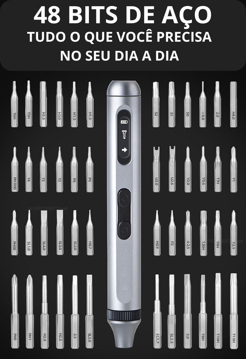 Mini Parafusadeira SCREWDRIVER de Precisão USB