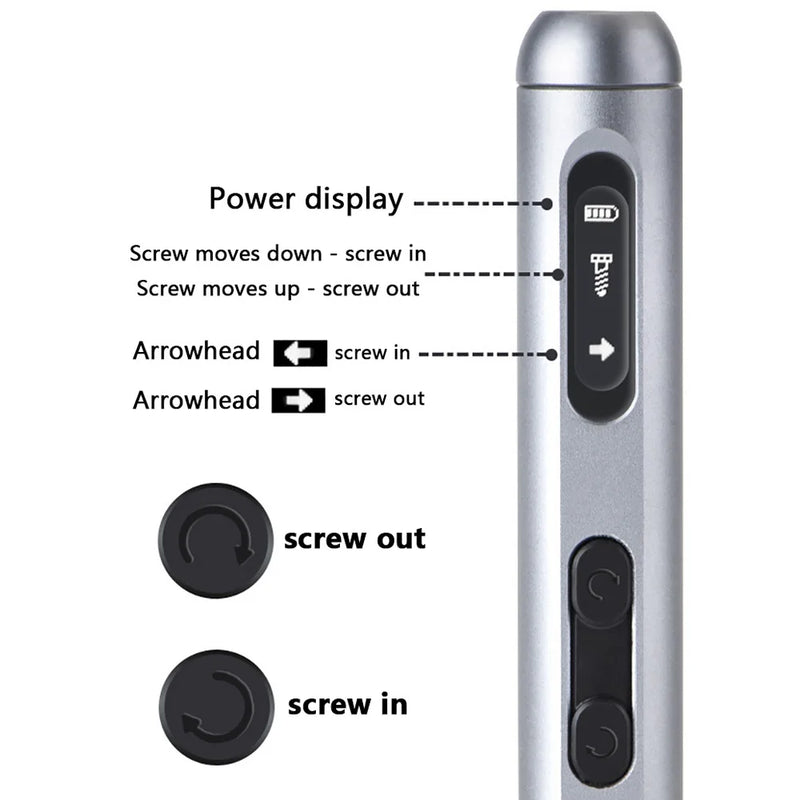 Mini Parafusadeira SCREWDRIVER de Precisão USB