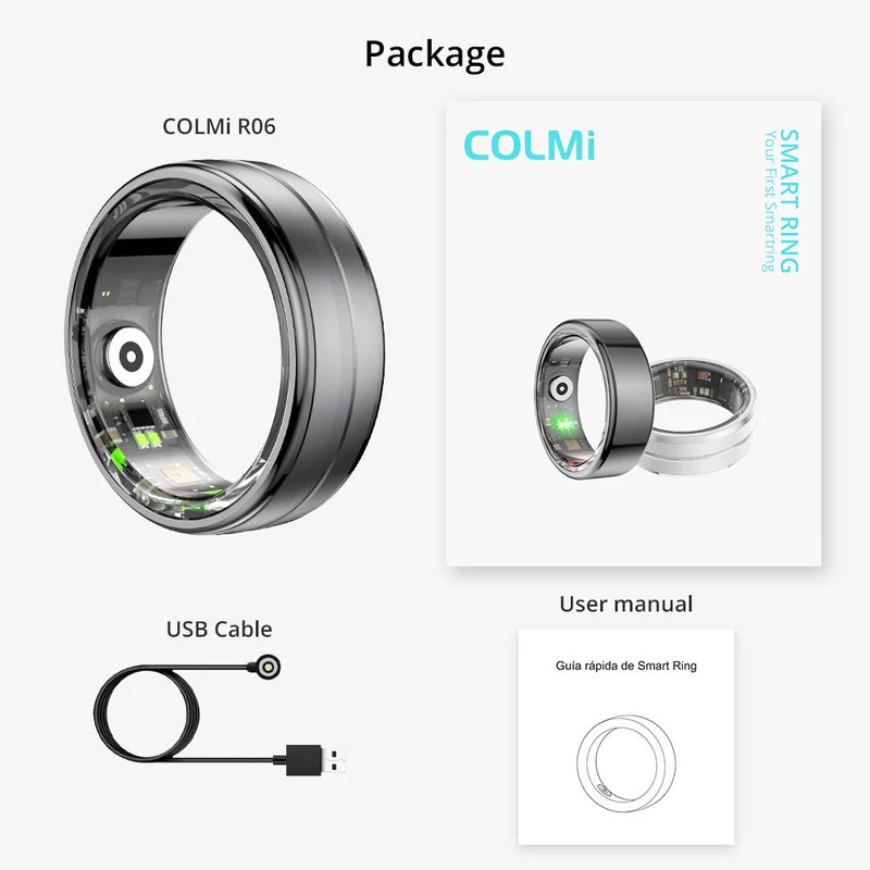 COLMI R06 Smart Ring - Monitor Anelar de Saúde